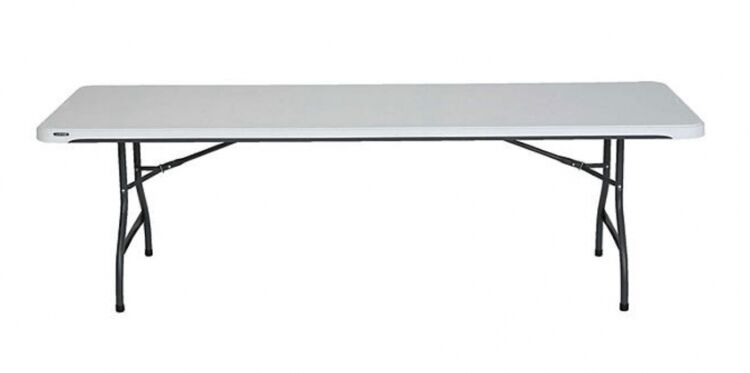 8ft rectangle table